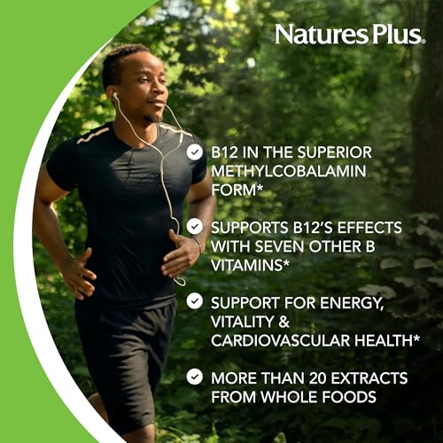 Natures Plus 001740157 Source Of Life Garden Certified Organic Vitamin B12-1000 Mcg Methylcobalamin, 60 Vegan Capsules - Whole Food Vitamin B12 Supplement thumb #2