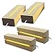 CDIYTOOL - Base di visualizzazione per luci a LED, in Legno 4 Pezzi con Luce LED USB Luce Notturna Supporto da Tavolo per espositore, Decorativa per Piastra in Acrilico Fai da Te, Luce Bianca Calda