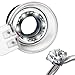 Fancii LED Illuminated 20X Jewelers Loupe Magnifier, Triplet Glass - Premium Aluminum Magnifying Eye Loop Best for Jewelry, Diamonds, Gems, Coins, Engravings and More!