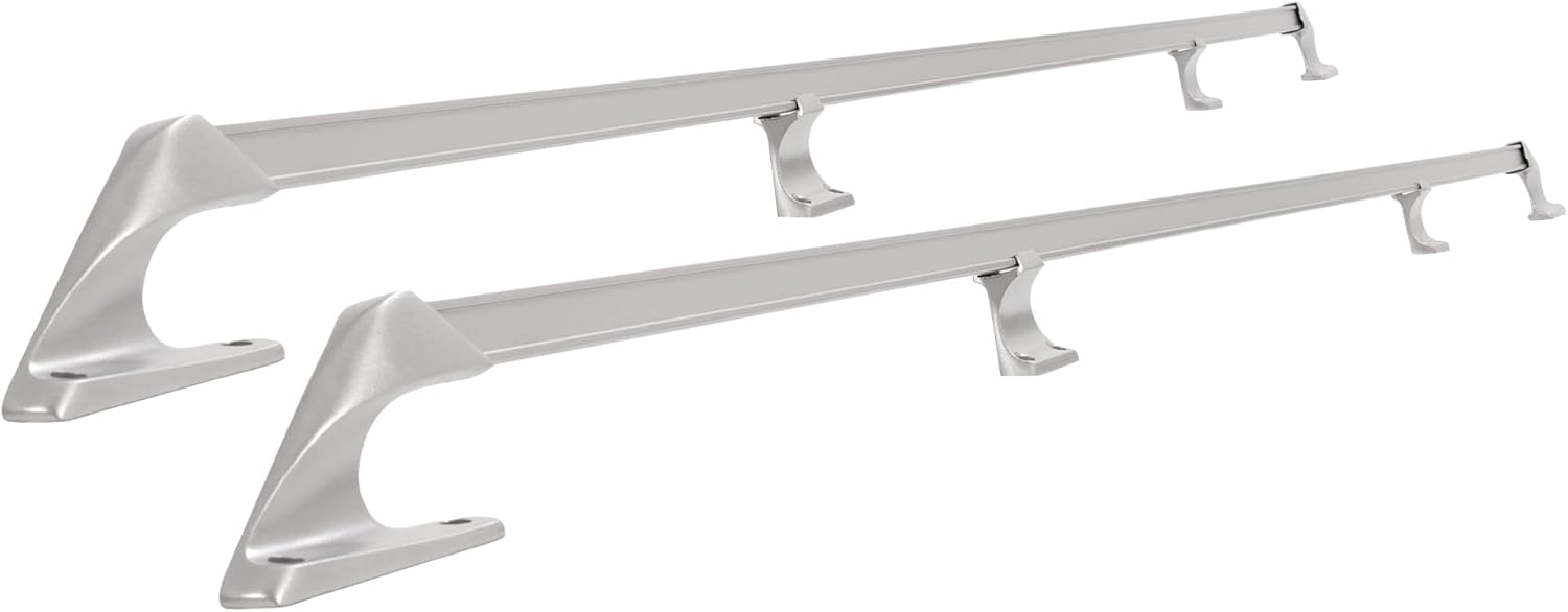 ALMULOO Pair 7.36Ft Truck Bed Rail Compatible with 1967-1991 Chevy Chevrolet GMC Long Bed Trucks Heavy Duty Side Rail Aluminium