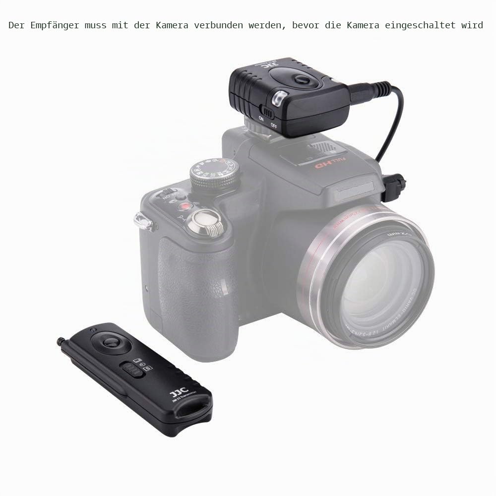 JM-D Kabelloser Fernauslöser Fernbedienung für Panasonic Lumix DC-S5 DMC S1 S1R S1H FZ2000 FZ1000 GX7 GX8 GH5 GH4 GH3 GH2 G10 G7 G6 G5 G3 G2 G1 FZ200 FZ150 FZ100, DMW-RS1, RSL1