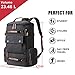 Yousu Canvas Backpack Fashion Travel Backpack School Rucksack Hiking Daypack (Black)
