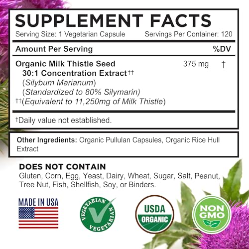 Farmhaven B19030007-01-2004 Usda Organic Milk Thistle Capsules thumb #4