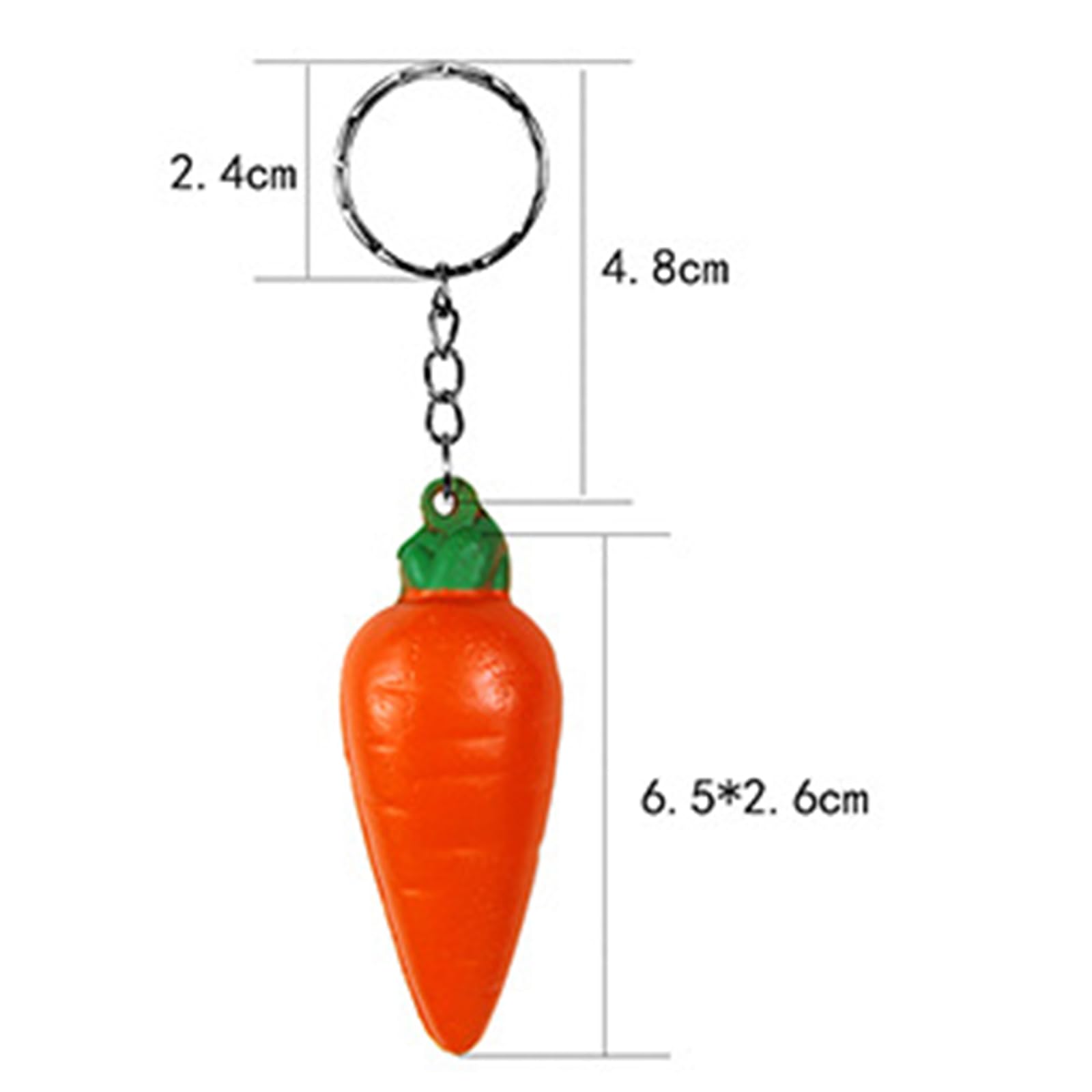 Amazon | BFLCTTBD 8個 にんじんキーホルダー 野菜キーホルダー