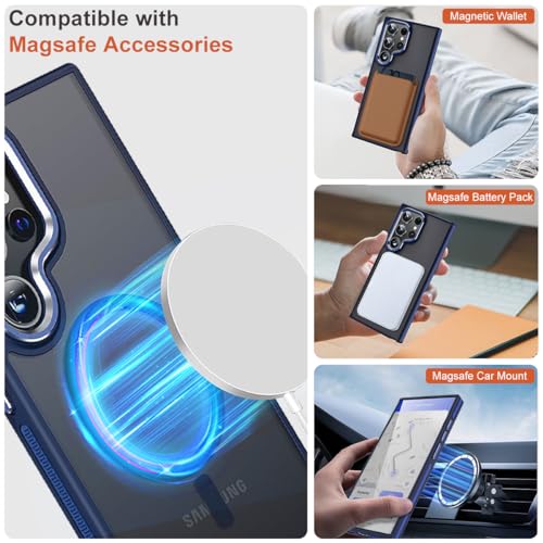 Image of MALEWOLF Magnetic Case for Samsung Galaxy S23 Ultra, Slim Matte Cover