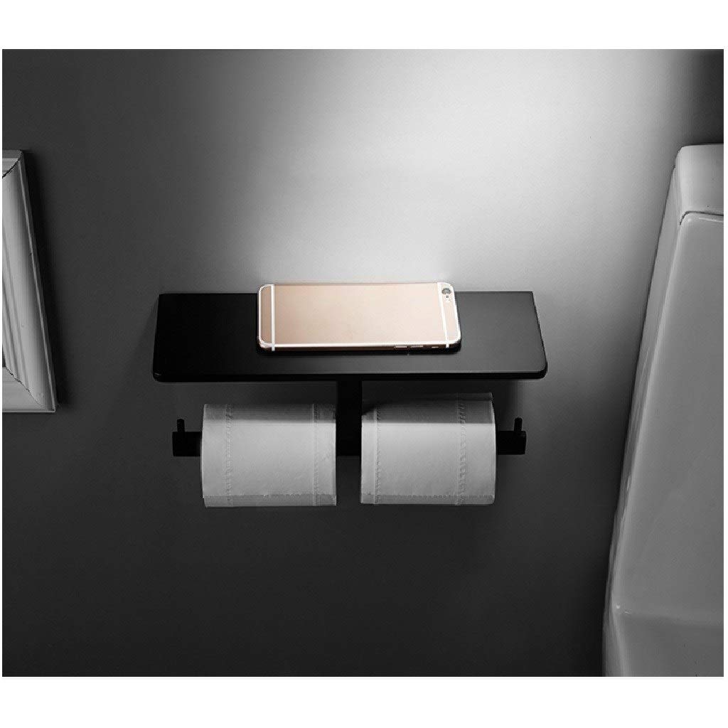 Metallo Supporto di Carta igienica - Acciaio Inox Moderno Doppio Rullo del Supporto del Tessuto, Inossidabile e Bagno Bagno Tessuto del Rullo Holder