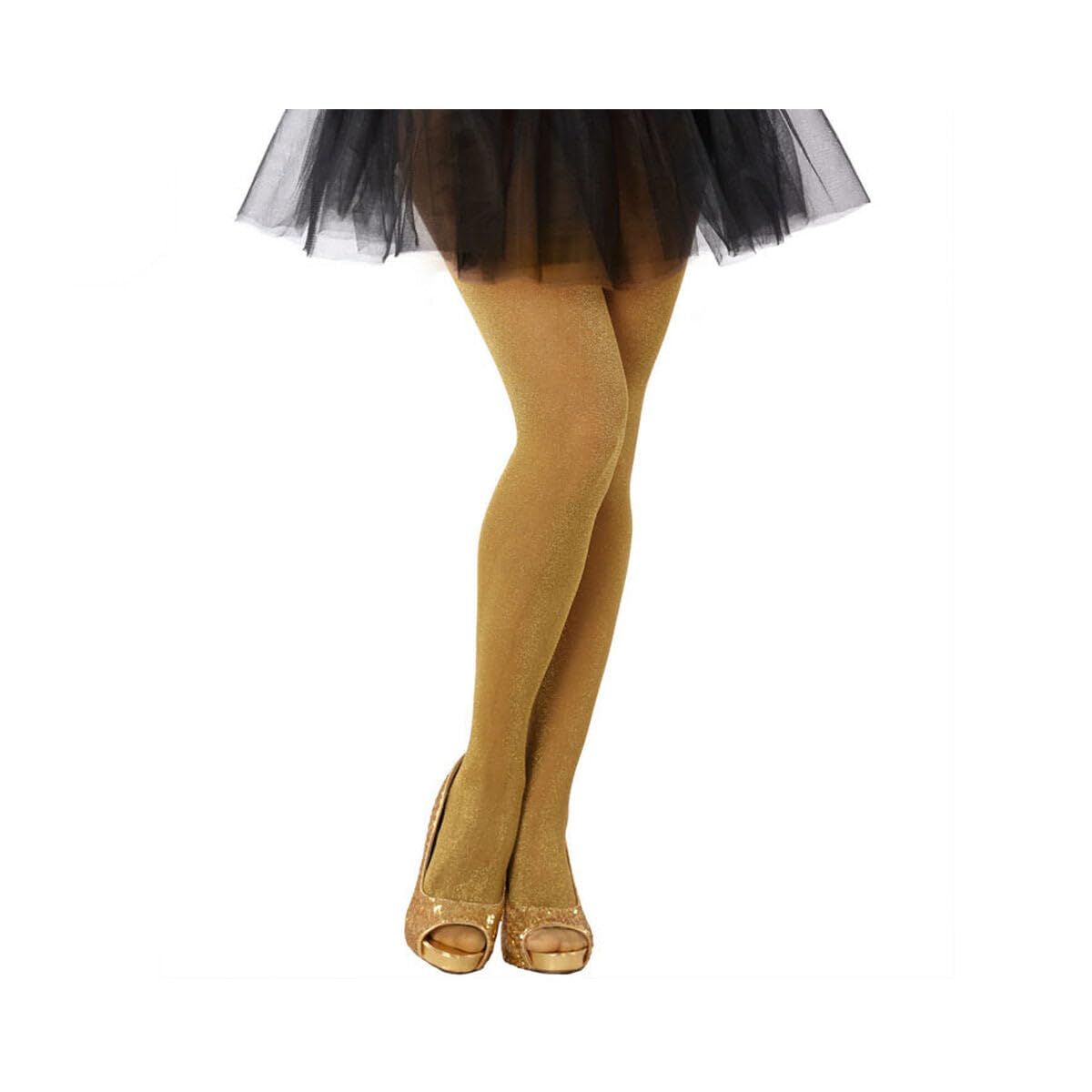 Atosa stockings glitter gold woman adult
