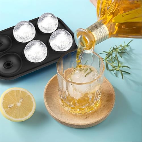 Bandejas de hielo reutilizables con tapa negras miniatura 3