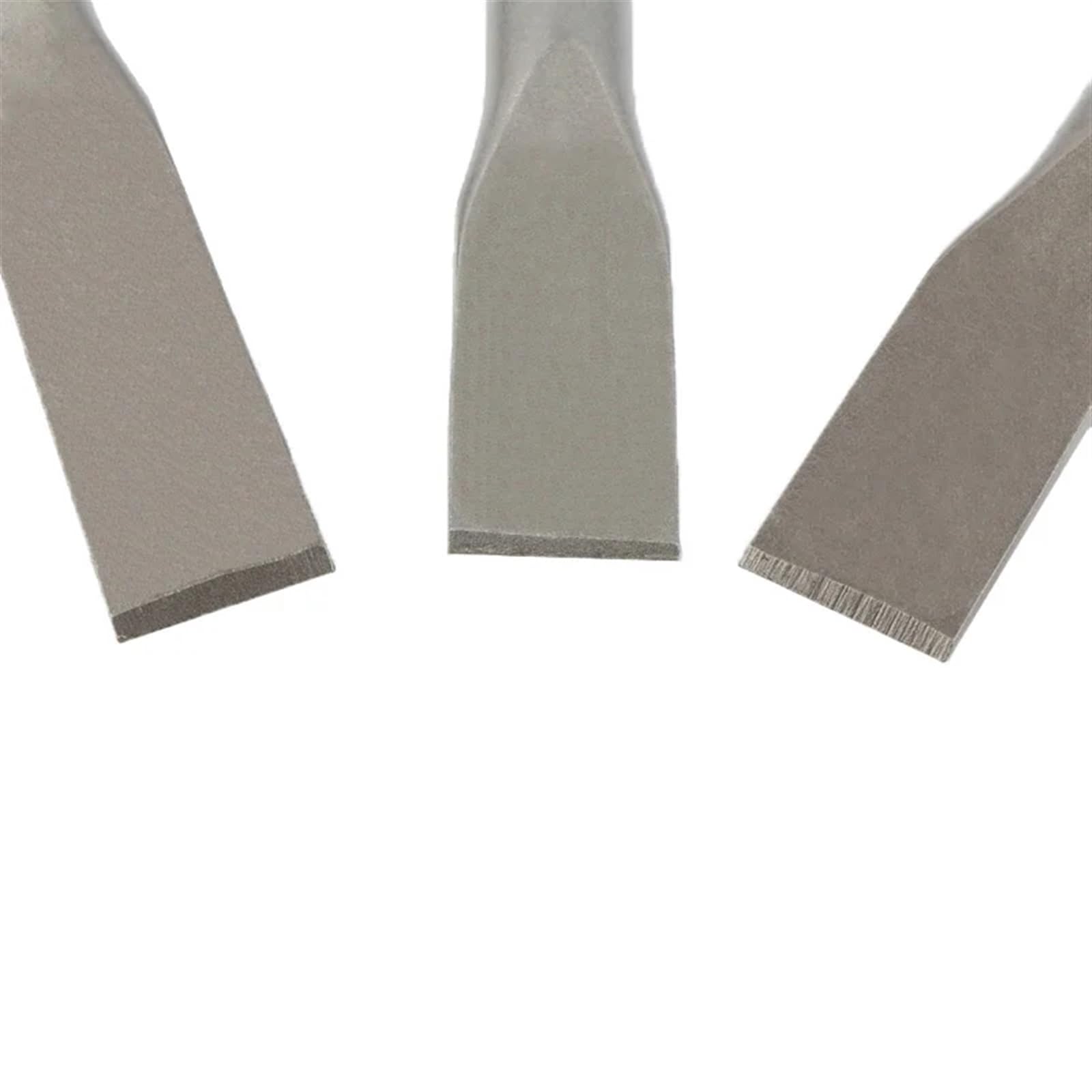 Set di Scalpelli Punta for Trapano a scalpello, scalpello Piatto for calcestruzzo, Mattoni, muri, Pietre, Rocce, Utensili for Perforazione(390mm)
