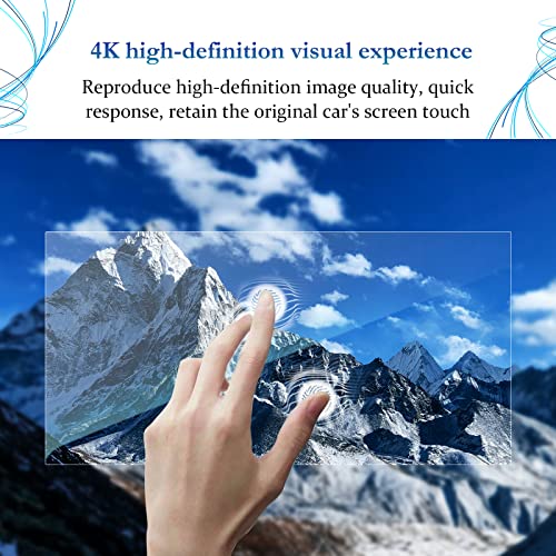 SKTU Screen Protector compatible with Audi A6 / A7 2019-2023 2024 MMI + Front/Rear AC protective film Tempered Glass Scratch Resistant - Image 3