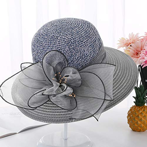 Chapeau lointain plage pour se protéger du soleil grand chapeau de fleur