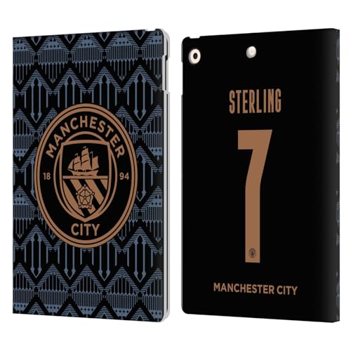 Cadeau iPad 10.2 Man City Sterling pochette cuir pour fan de football