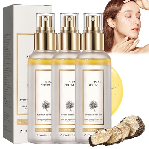 Suero En Spray De Trufa Blanca,rico En Trufa Blanca,spray De Agua Y Aceite Antioxidante Antienvejecimiento,bruma Facial Hidratante Con Trufas Blancas,suero Iluminador Para Una Piel (3unidades)