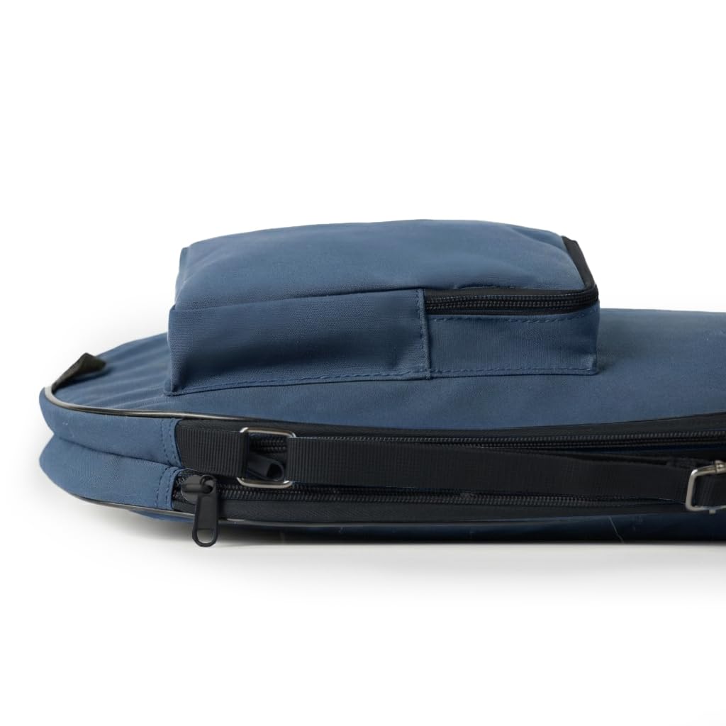 Alephnull Squash Tasche für 2 Schläger Doppelte Squash Schläger Hülle Unabhängige Schichten Squash-Schlägertasche mit Reißverschlusstasche und Fächern Gepolsterte Squashtasche