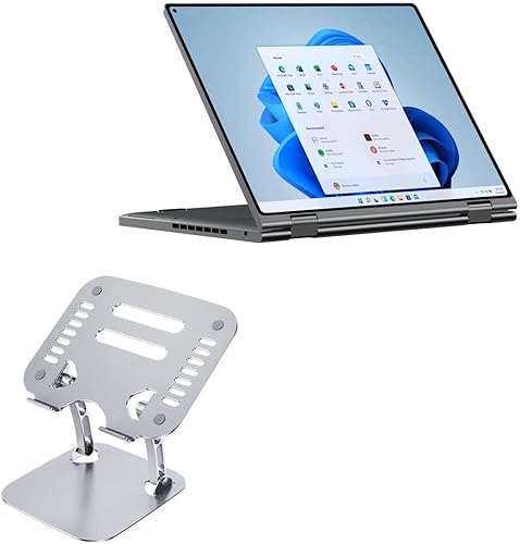 Miniatura 1 de BoxWave Soporte y soporte compatible con Chuwi MiniBook X – Soporte ejecutivo VersaView para portátil, soporte ergonómico ajustable metálico para