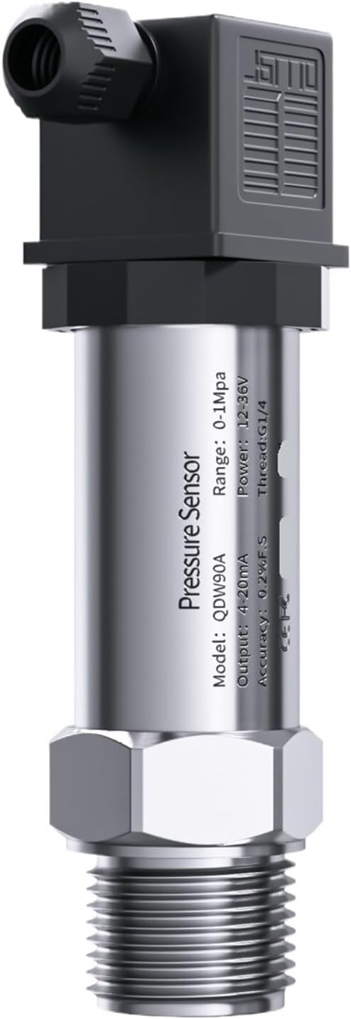 0-10bar 0-50bar 0-100bar NPT1/4 Oil Gas Water Air Pressure Sensor 4-20mA RS485 0-10V 0.5-4.5V 0-3.3V Pressure Transmitter(0.5-4.5V NPT1-4,0-200bar)