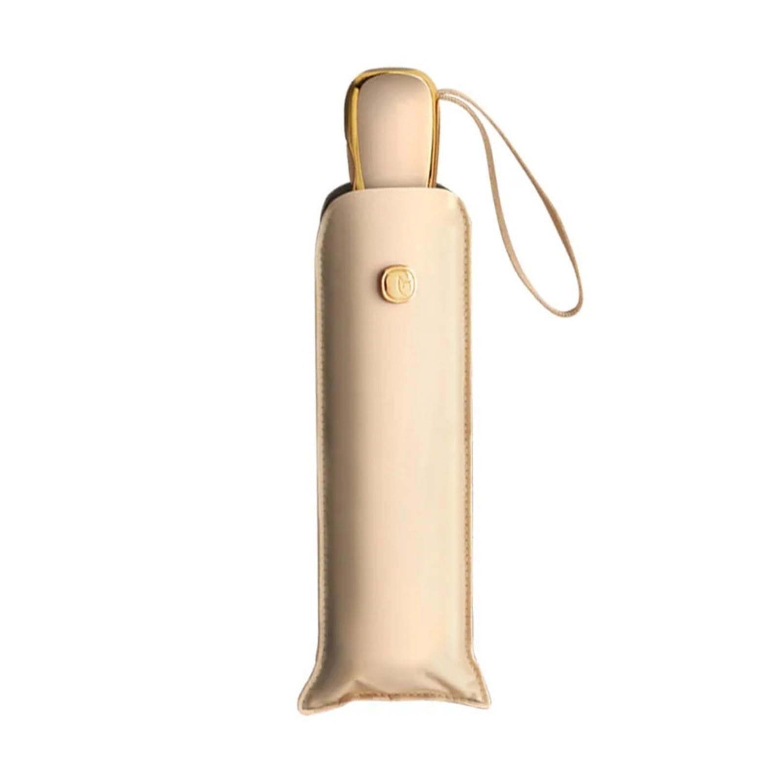 Genérico Paraguas Plegable Automático Plano Ultraligero, Toldo Portátil De Doble Uso For Lluvia Y Sol, 3 Pliegues