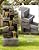 EKRISON 41.7" Outdoor Water Fountains 3 Tier Modern Floor-Standing Fountain with LED Lights and Pump Outdoor Rock Waterfall Fountain for Garden, Yard, Porch, Patio, Home Decor, Yellow