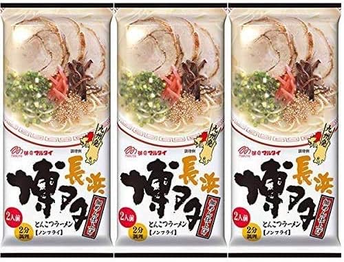 Marutai Hakata Nagahama Tonkotsu Ramen Instant Noodles 3P