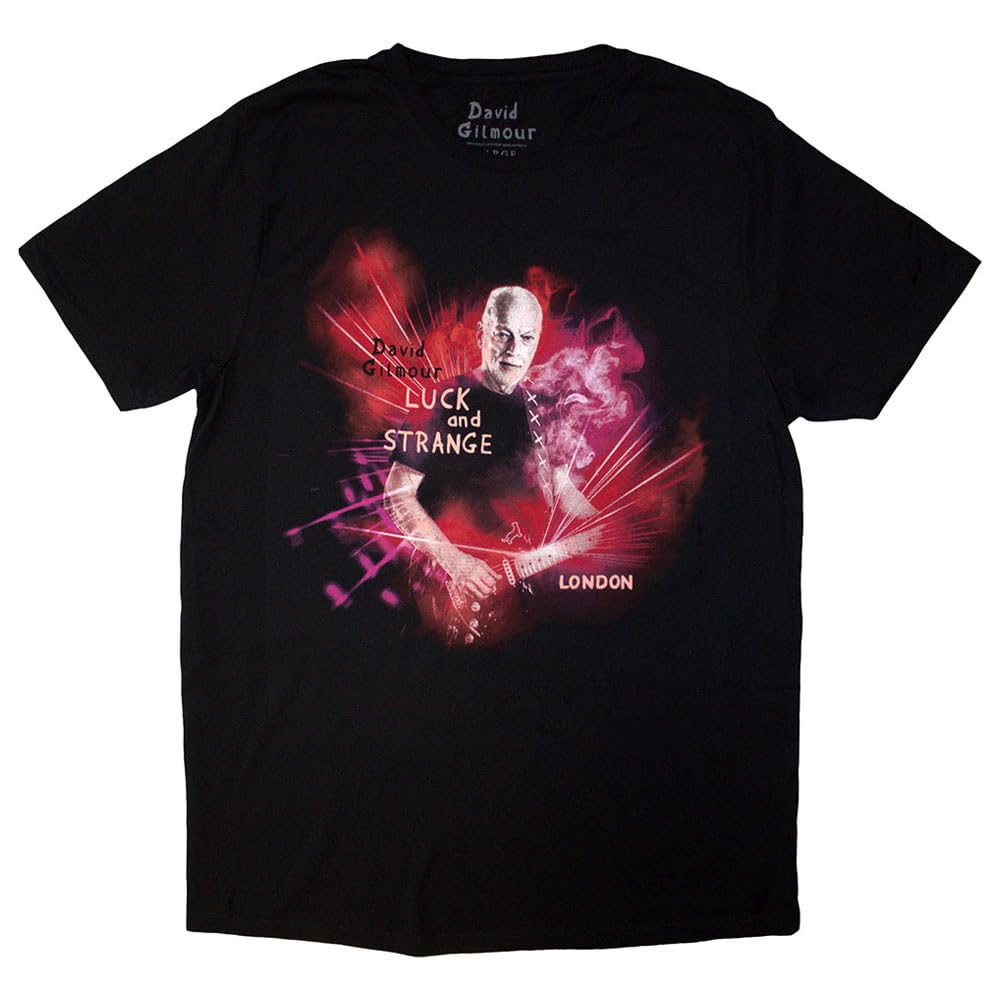Rock Off officially licensed products David Gilmour Luck & Strange London T Shirt XXXL Black
