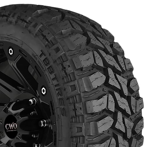 TBB TS-67 M/T Mud Off-Road Light Truck Radial Tire-35X12.50R24LT 35X12.50X24 35X12.50-24 111Q Load Range E LRE 10-Ply BSW Black Side Wall - Image 3