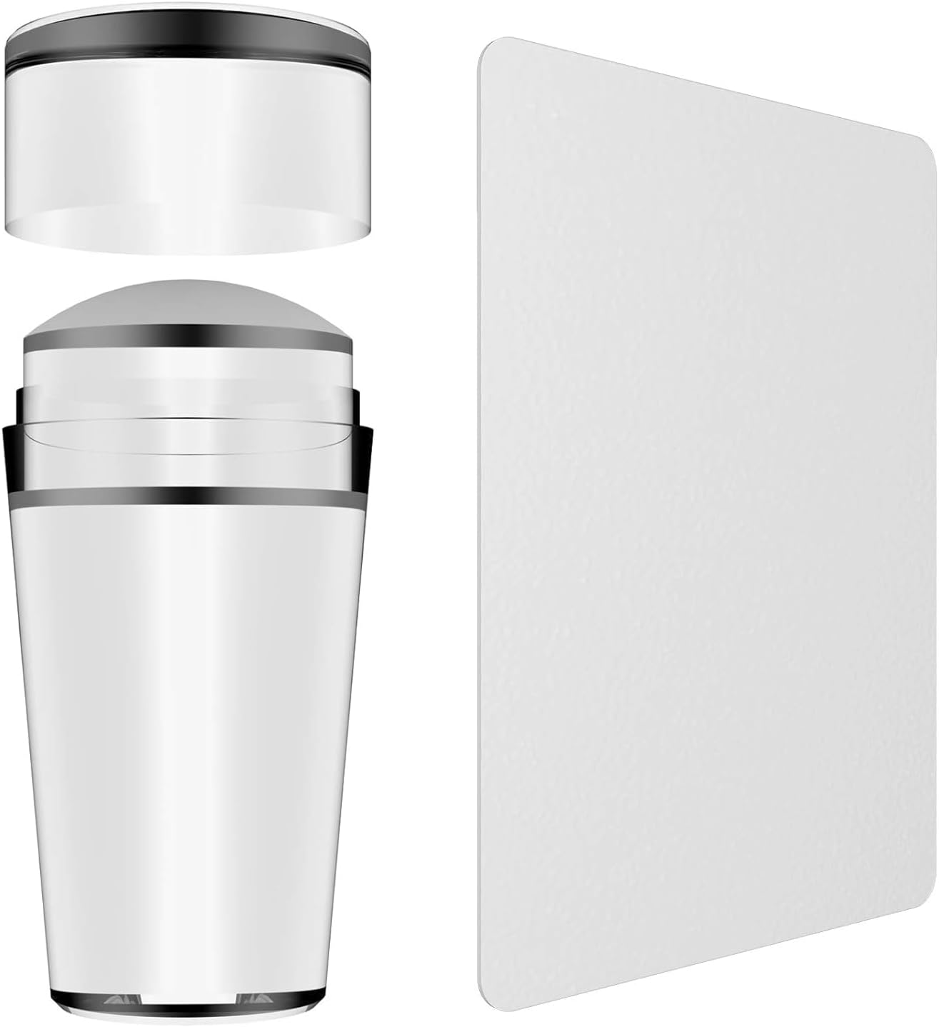 Nail Art Stempel, Clear Siliconen Stempelen Gelei met Schraper, Transparant Zichtbaar Lichaam, Geen Misplaatsing Voor Doe-het-zelf Nail Decor, Home Manicure Starter Tool Salon, Franse Tip Stempel, 200 Nail Art Stempel, Clear Siliconen Stempelen Gelei met Schraper, Transparant Zichtbaar Lichaam, Geen Misplaatsing Voor Doe-het-zelf Nail Decor, Home Manicure Starter Tool Salon, Franse Tip Stempel, 200