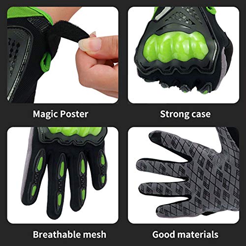 Zwbfu Mulheres masculinas quentes para motocicleta tela sensível ao toque à prova d'água dedo compl