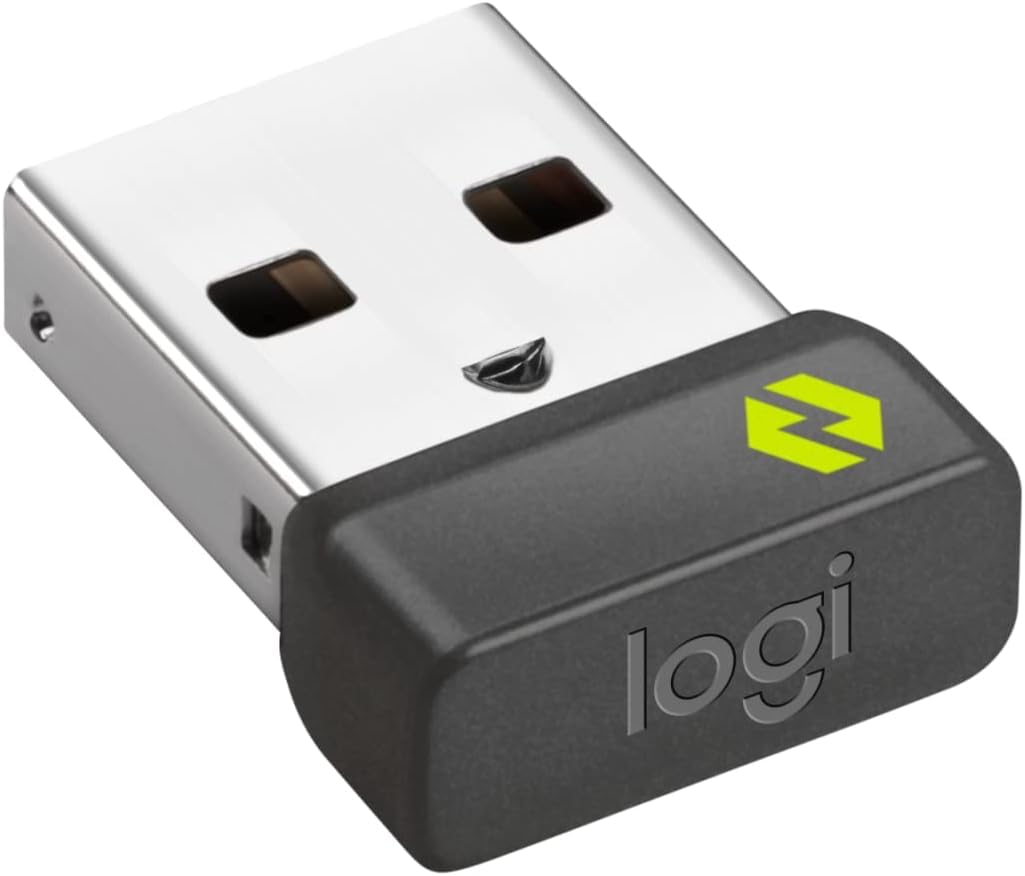 USB Bolt Receiver for Mouse and Keyboard Compatible for Any Logitech Product That Display The Bolt Logo (Renewed)