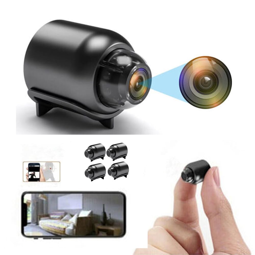 BSLVWG Mini Camera,1080P WiFi Cam Mini Baby Camera Home Security Camera Micro Small Monitor Video Cameras with Motion Detection App Control