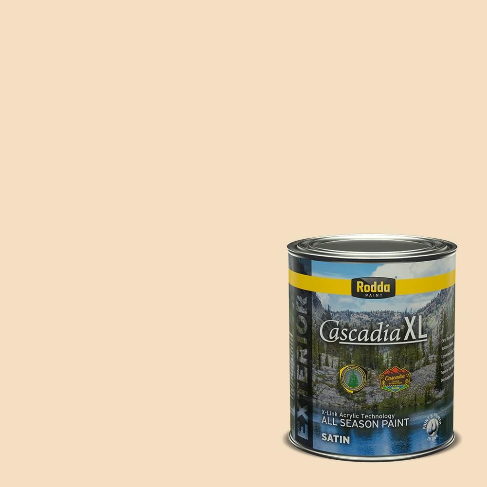 Amazon.com: Rodda Paint CASCADIA XL Exterior Satin Paint & Primer in ...