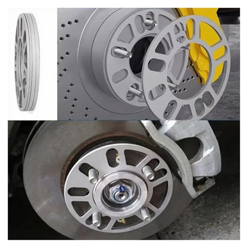 Cales d'espacement roue voiture 4 pièces 3mm | Idéal pour la préparation automobile