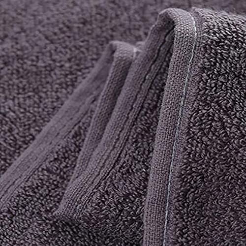 Toallas de algodón peinado altamente absorbentes y de secado rápido gris 5