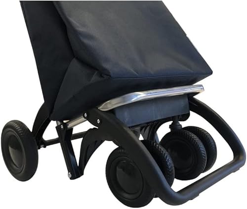 Vista 43 de ROLSER Carrito de compras plegable con ruedas Carro plegable personal plegable para comestibles Duradero y portátil Verde