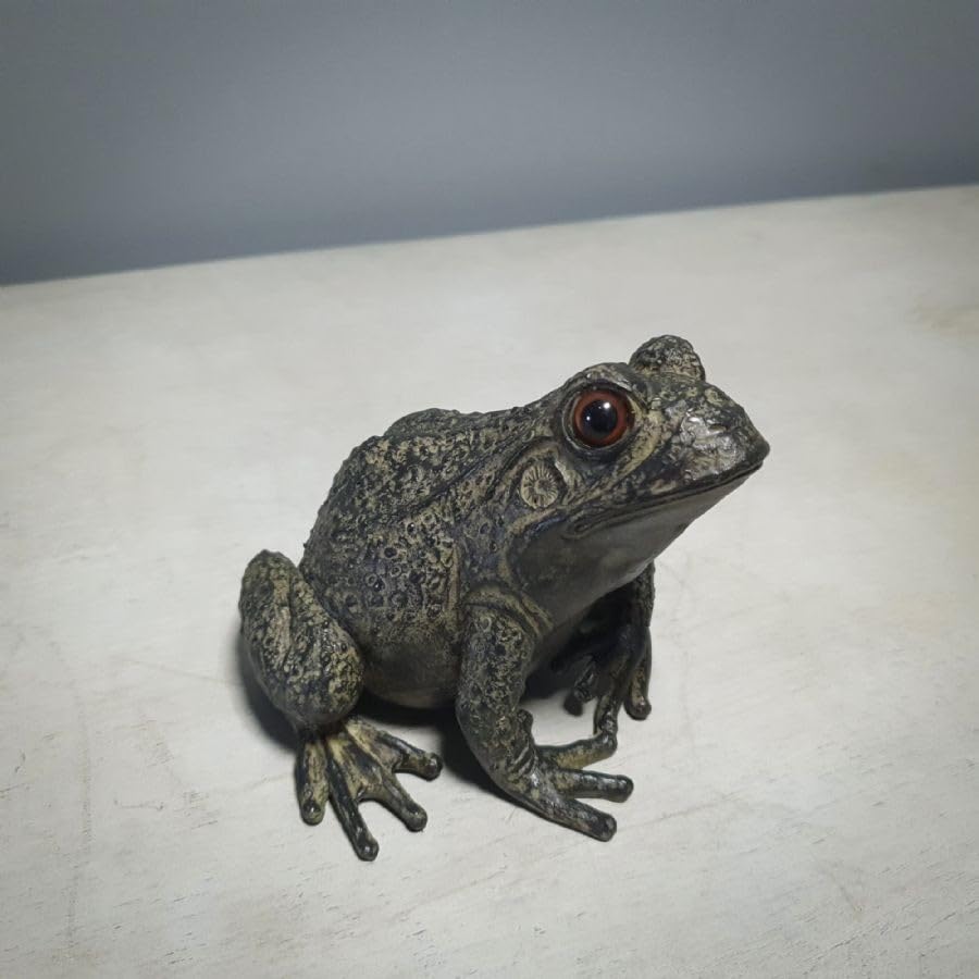 Fyne-Finds Resin Frog Statue Real Life Animal Outdoor Home Garden Decorative Weatherproof Gift Ornament