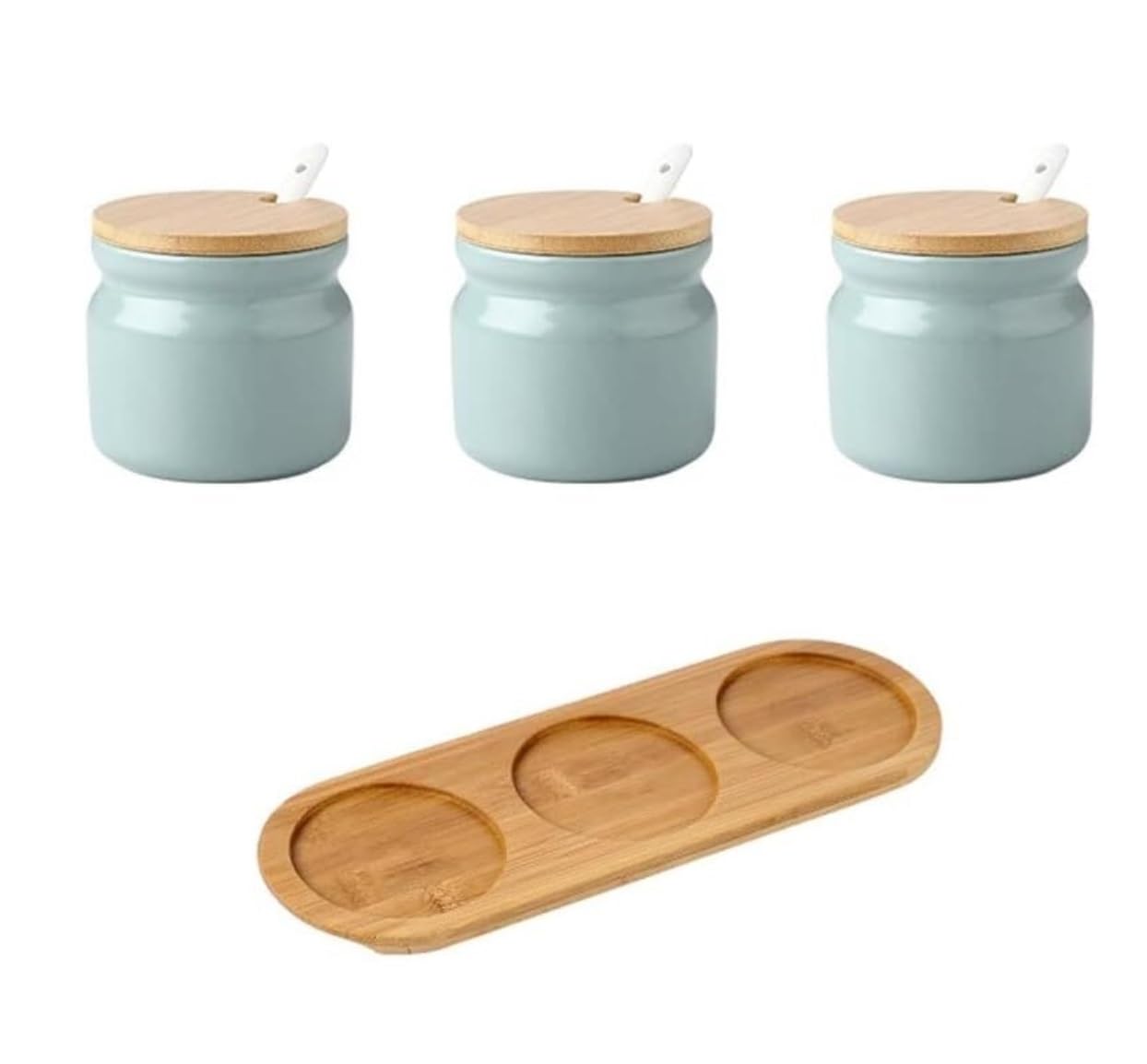 Pots à Épices Assaisonnement Box Set Ensemble De Bouteilles D'assaisonnement En Céramique, Ensemble De Pots D'assaisonnement Simples Et Nordiques Pour La Maison, Pot D'assaisonnement Pots à Sel Set Po