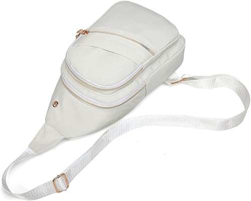 Miniatura 109 de EVANCARY Bolso bandolera pequeño para mujeres y hombres, mochila bandolera para viajes, al aire libre, senderismo Gris profundo