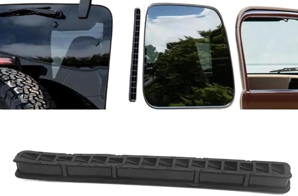 Car Rear Side Hardtop Exhaust Vent Compatible With TJ 1997 2002 Hard Door Exhaust Air Vent(Black Right)