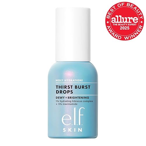 Miniatura 2 de e.l.f. SKIN Holy Hydration! Thirst Burst Drops, suero para una tez radiante al instante y con el tiempo, fabricado con ácido hialurónico, vegano y