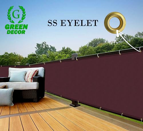 Image of HDPE Fabric Self Fold Baby Kids Safety Net Protector for Balcony & Staircase Railing Guard,Balcony Stairway Net Baby Safety Products for Indoor&Outdoor(Burgundy Color, 2X4 MTR)
