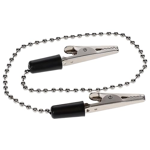 Miniatura 2 de 101230 Portabebero Dental Clip Cadena Metal Negro 3Pk