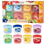 Lip Balm Set, 8 Fruity Flavors Lip Balms Multipack, Moisturizing Lip Care With Natural Oils For 24h Moisture Care, Lip Moisturizer For Dry Lips, Gifts For Teenager Girls (8Pcs)