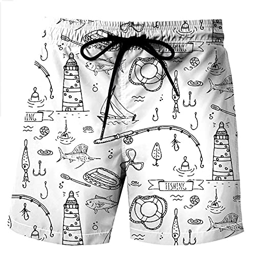 Hanhua Shorts de Bain Homme Maillot Short Cover