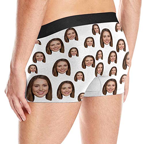 Adediy Customized Boxer Briefs For Men World's Greatest Cock Underwear Personalized Funny Wife Face Shorts For Husband Gag Gift #TOP4