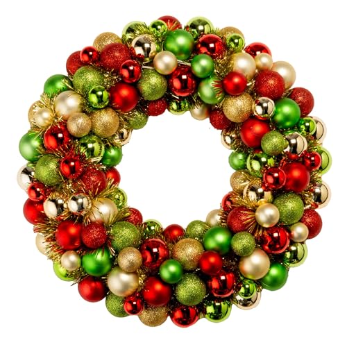 Lamart Noel by Corona Weihnachtskranz mit Kugeln, 40 cm, Kunststoff,...