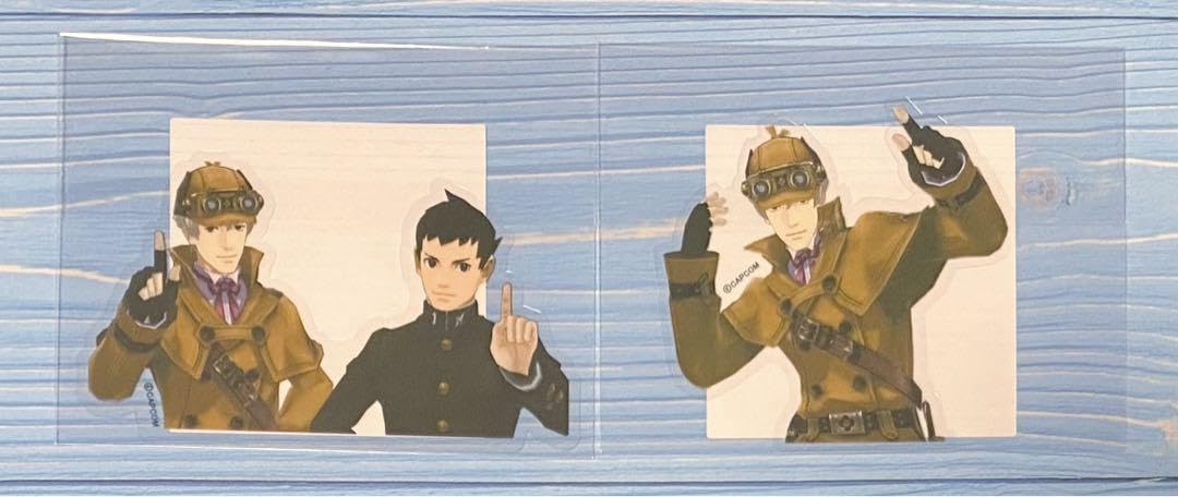 大逆転裁判 ホームズの名刺風 カードステッカー ランドストマガジン風