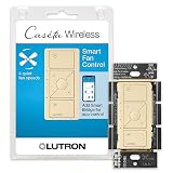 Lutron Caseta Smart Fan Control (Smart Hub Required) 4-Speed for Paddle Fan
