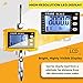 YATOINTO 2200lb Digital Crane Scale High Precision Heavy Duty Industrial Hanging Scale with Remote Control Aluminum Case CE Certified Electronic Weighing Crane Scale, for Garage Farm Hunting Fishing