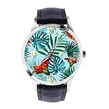 Langlebig komfortabel: Das hochwertige japanische Quarz-Uhrwerk sorgt für eine genaue Timing und eine lange Lebensdauer. Kratzfestes und hartes Mineralglas Zifferblatt ist glatt und leicht zu lesen. Uhrenarmbänder sind aus superweichem Echtleder gefertigt, es werden keine Farben oder Nickel verwendet und sind daher für Allergiker geeignet.