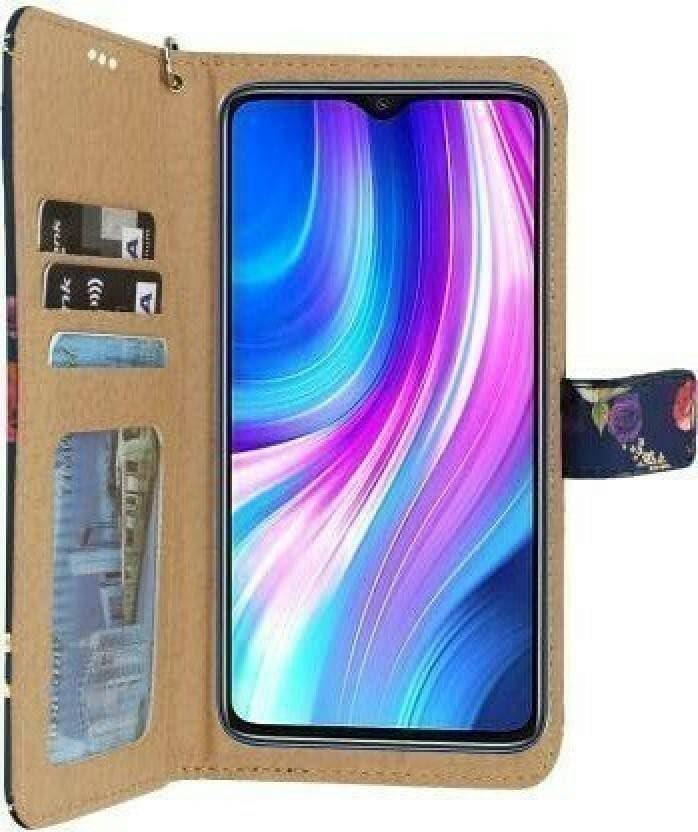 Image of Flip Cover Compatible for Moto G45 5G, Moto G34 5G, Motorola G45 5G, Motorola G34 5G flip Cover - Rose Black