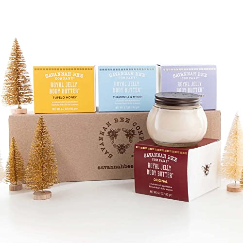 7. Savannah Bee Company Queen Bee Body Butter Gift Set